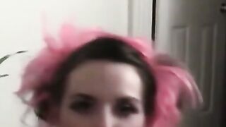 Busty amateur seductress takes big dick up her juicy pussy