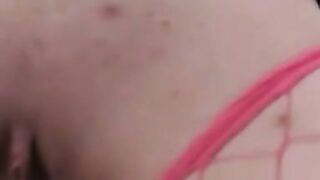 Busty amateur seductress takes big dick up her juicy pussy
