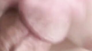 Buxom amateur babe tongue fucked and swallows big cock
