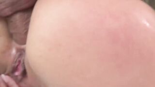 Gorgeous pornstar fucked hardcore from behind up her asshole
