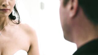 Best man bangs forbidden babe Bella Rolland before wedding