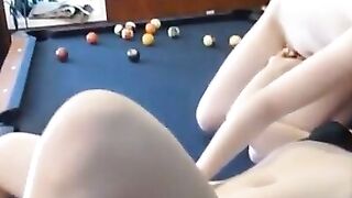Lesbian Pool Masturbation