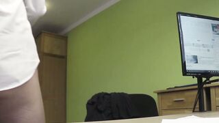 Naughty beauty ass slammed and filmed by false loan agent