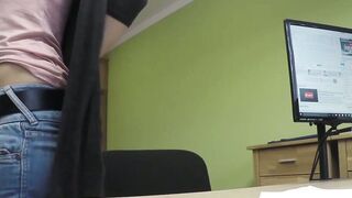 Naughty beauty ass slammed and filmed by false loan agent