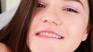 Hardcore vibrator action featuring young teenage babe