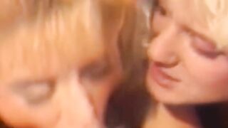 MILFs Nina Hartley and Jeanna Fine blows lucky guys big dick