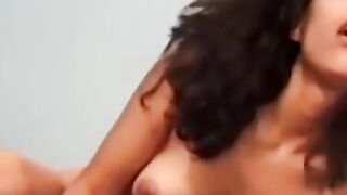 Natural tits babe fingered and pounded for cum in mouth
