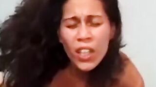 Natural tits babe fingered and pounded for cum in mouth