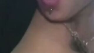 Cute Bridgette Powell plays with toy before rough banging