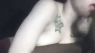 Girl's Interracial BBC Blowjob