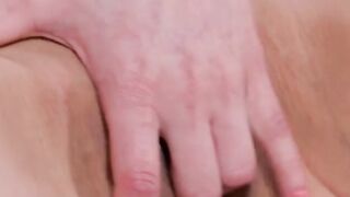 Skinny girl Viola Veber wonders into a horny place so she caresses her delicious puss