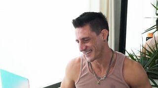 DILF Jax Thirio fucks twink Matteo Gomez tight ass deep and hard