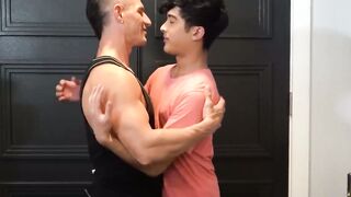 DILF Jax Thirio fucks twink Matteo Gomez tight ass deep and hard