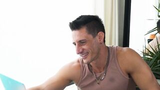 DILF Jax Thirio fucks twink Matteo Gomez tight ass deep and hard