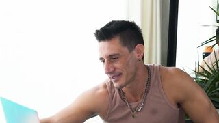 DILF Jax Thirio fucks twink Matteo Gomez tight ass deep and hard