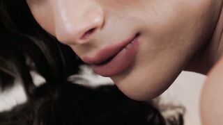 Bashful shemale Cyrus Stark teases Drake Von with sexy lingerie