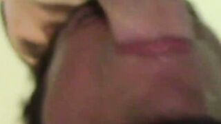 Two muscular guy deepthroats a hunk hard and fast