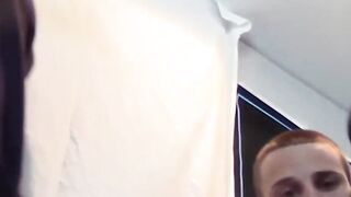 Attractive stud sucks cock and balls till rock hard