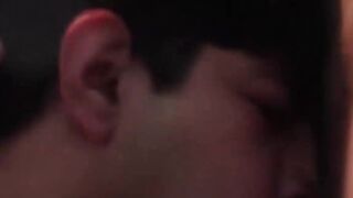 Attractive stud sucks cock and balls till rock hard