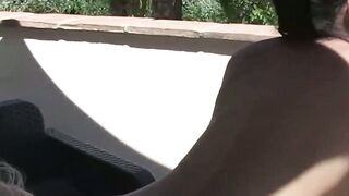 MILF Lacey eats Sahara hairy pussy for lunch