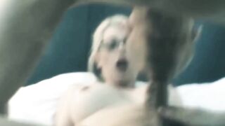 FTM stud banged and creampied by hung trans girlfriend