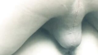 FTM stud banged and creampied by hung trans girlfriend