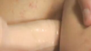 Kinky tattooed teen Tristan Vega moans while masturbating