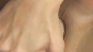 Kinky tattooed teen Tristan Vega moans while masturbating