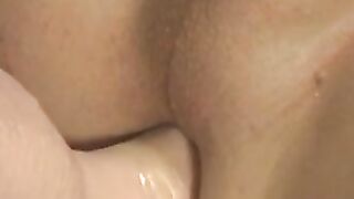 Kinky tattooed teen Tristan Vega moans while masturbating