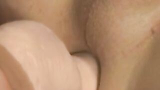 Kinky tattooed teen Tristan Vega moans while masturbating