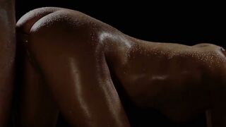 Horny babe gives an erotic blowjob before sex and cumshot