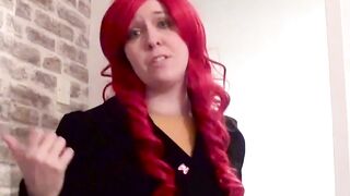 Natural tits teen Chantelle Coleman tricked to suck cock