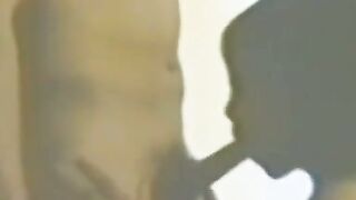 Lusty amateur gal taking it from behind while giving head