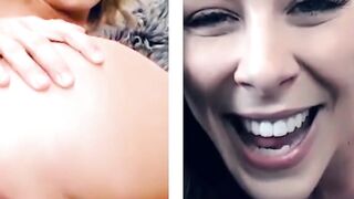 Cherie DeVille and Emma Hix have naughty fun on video chat