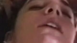 Vintage brunette babe fucked doggystyle by big mature cock