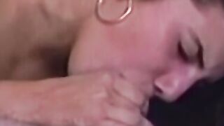 Vintage brunette babe fucked doggystyle by big mature cock