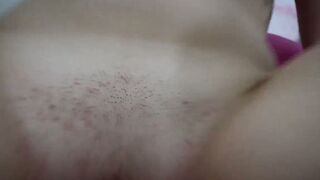 Teen April Reid forbidden stepdad POV pounding for facial