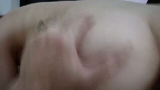 Teen April Reid forbidden stepdad POV pounding for facial