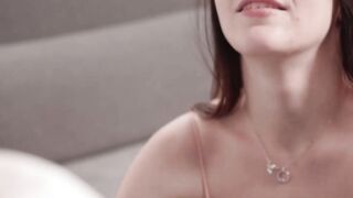 Adorable girl and handsome guy make great couple together