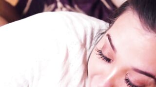 Gia Paige and Ember Snow scissor vigorously after sixty nine