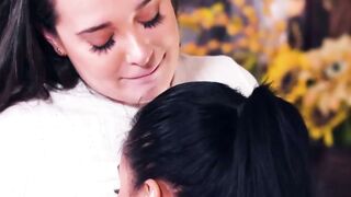 Gia Paige and Ember Snow scissor vigorously after sixty nine