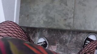 Slutty chick sucks cock deep and gets fucked hardcore here
