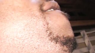 Bubble butt ebony Ms Cleo oiled up and missionary drilled