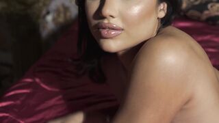 Classy latina teen introduces her secret