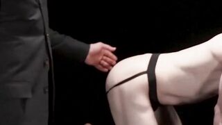 Jesse Stone's deep ass bang with suited Legrand Wolf