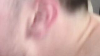Twink gets hard while he is watched and gets banged
