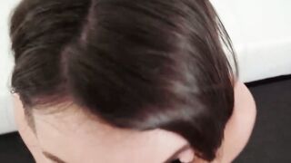 INSATIABLE BRUNETTE BETTY BLK SUCKS MICK BLUES MONSTROUS COCK Raw  Dirty  Extreme 69 to Finish!