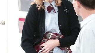 Cute little slut Zoe Parker prefers mature wood over young