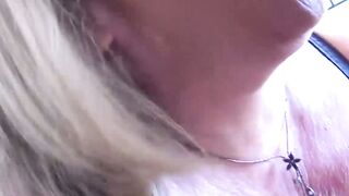 Busty mature Alisha Rydes passionate suck and titty fuck