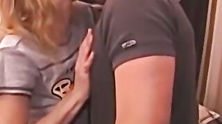 Cute amateur MILF has wild fuck session in motel room